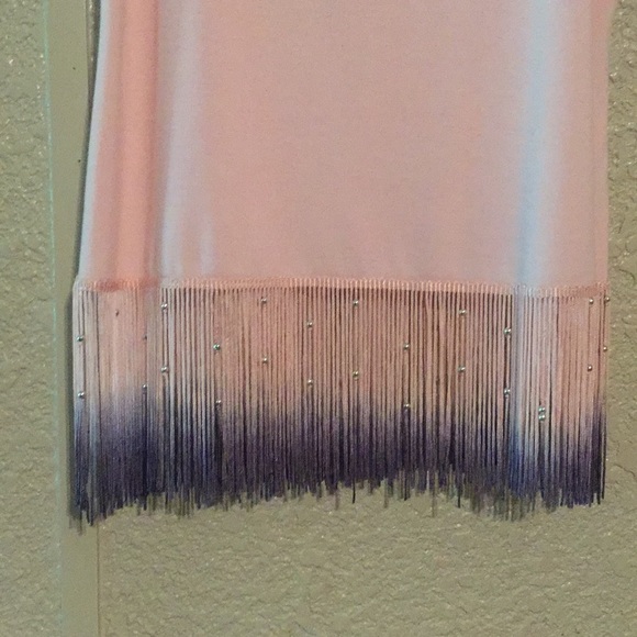 Pink & Grey | Tassle Razorback Tank - Picture 4 of 8